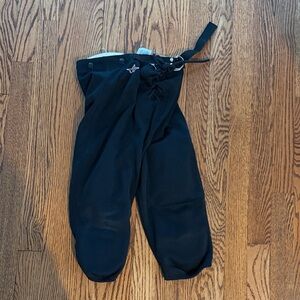 Kids Black Lace-Up football pants